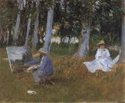 Claude Monet, Claude Monet Painting in a Wood